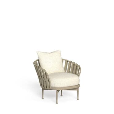 Talenti Poltrona Living girevole Frame Dove Warm White Longho Design Palermo