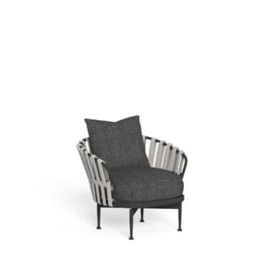 Talenti Poltrona Living girevole Frame Graphite Dark grey Longho Design Palermo