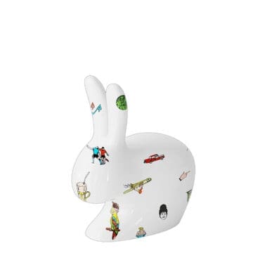 Qeeboo - Fermalibri Rabbit x Fiorucci XS