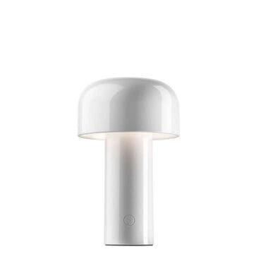 Flos – Lampada da tavolo Bellhop Battery regolabile bianco
