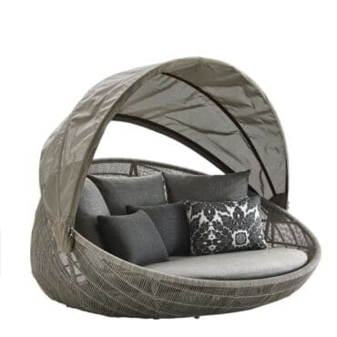 B&B Italia Divano circolare outdoor Canasta '13 con capote cuscino sedile e schienale Longho Design Palermo