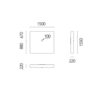 Flos Lampada da parete Maap W1 Longho Design Palermo