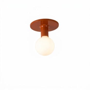 Martinelli Luce Lampada da soffitto Maggiolino arancio Sfera 1 Longho Design Palermo