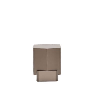 Molteni Tavolino Lèa laccato lucido cappuccino Longho Design Palermo