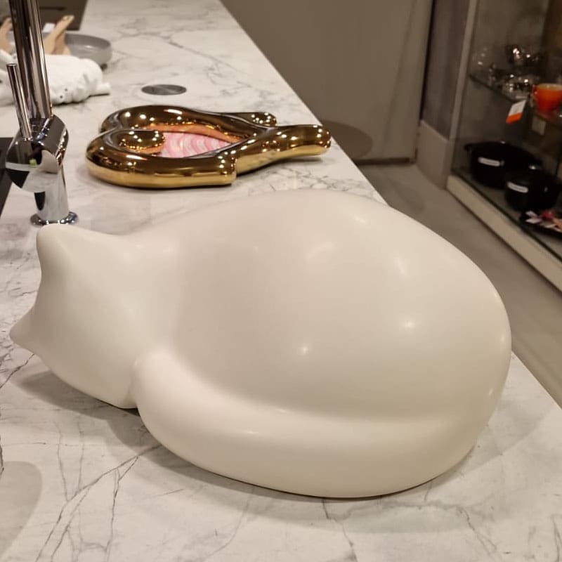 Vitra Gatto riposante big bianco Longho Design Palermo