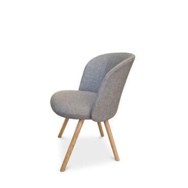 Vitra Sedia Mikado tessuto Sabbia Melange gambe rovere naturale Longho Design Palermo