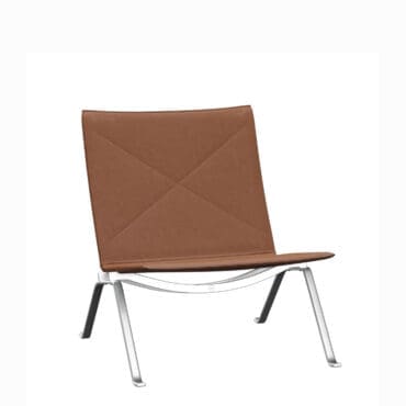 Fritz Hansen – Lounge chair PK22 pelle HAZE