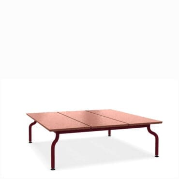 Magis Tavolino South 120x120 pietra lavica rossa Longho Design Palermo