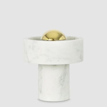 Tom Dixon Lampada da tavolo Stone Portable LED Oro Longho Design Palermo