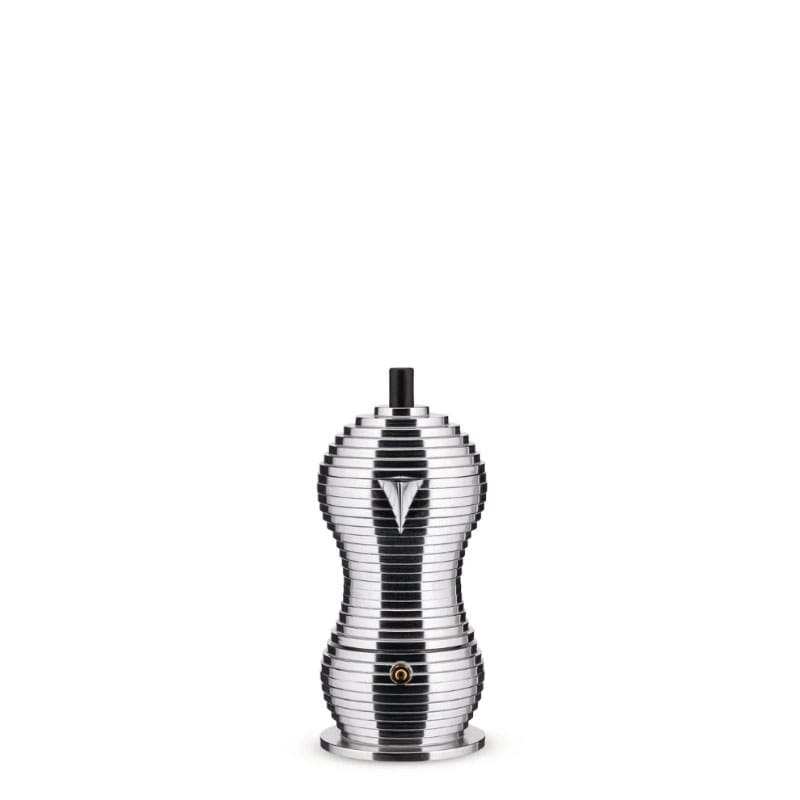 Alessi Caffettiera Pulcina 1 tazza acciaio nero 1 Longho Design Palermo