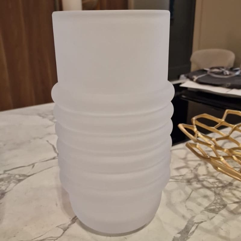 Tom Dixon Vaso Press Large Frosted 2 Longho Design Palermo