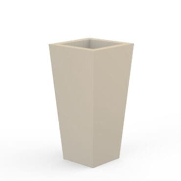 Vondom Fioriera Cono Quadrato Alto Ecru Longho Design Palermo
