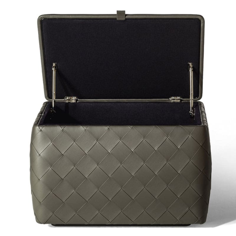 Poltrona Frau Pouf contenitore Grant De Luxe rivestimento ColorSphere 60x451 Longho Design Palermo